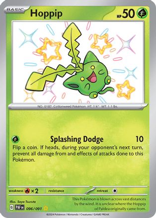 POKEMON TCG - Hoppip 096/091 SV Paldean Fates - Shiny Rare