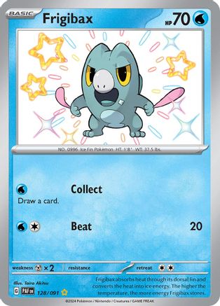 POKEMON TCG - Frigibax 128/091 SV Paldean Fates - Shiny Rare