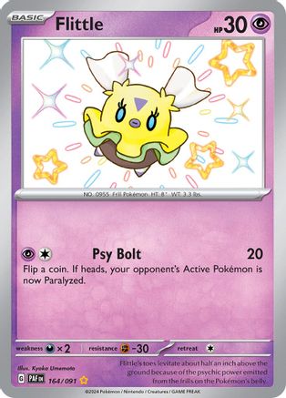 POKEMON TCG - Flittle 164/091 SV Paldean Fates - Shiny Rare