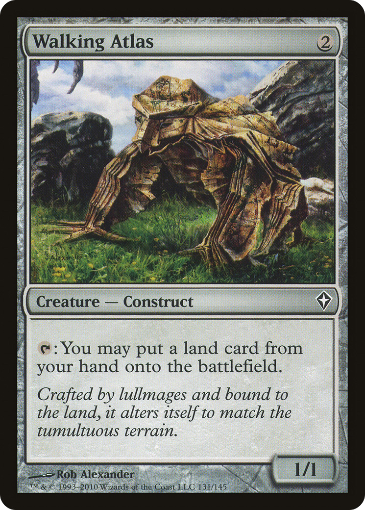 MAGIC: THE GATHERING  - Walking Atlas (WWK-131) - Worldwake Foil