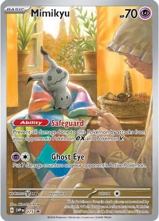 POKEMON TCG - Mimikyu 075 SV Scarlet & Violet Promo Cards - Promo