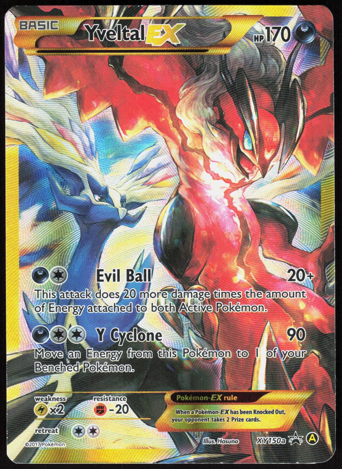 YVELTAL EX XY150A ALTERNATE ART PROMOS POKEMON PROMO HOLO LP