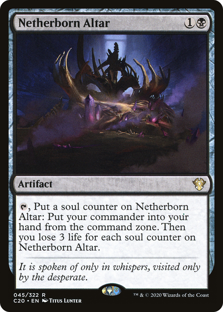 MAGIC: THE GATHERING  - Netherborn Altar (C20-045) - Commander 2020