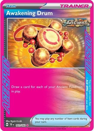 POKEMON TCG - Awakening Drum 141/162 SV05 Temporal Forces - ACE SPEC Rare