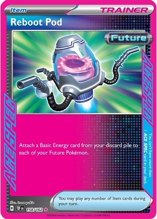 POKEMON TCG - Reboot Pod 158/162 SV05 Temporal Forces - ACE SPEC Rare