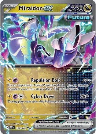 POKEMON TCG - Miraidon ex 122/162 SV05 Temporal Forces - Double Rare