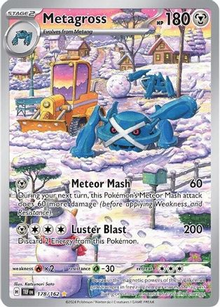 POKEMON TCG - Metagross 178/162 SV05 Temporal Forces - Illustration Rare