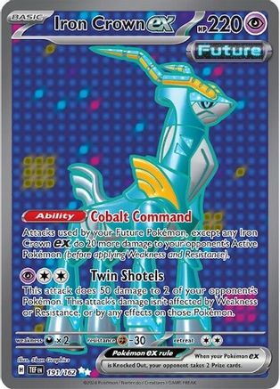 POKEMON TCG - Iron Crown ex 191/162 SV05 Temporal Forces - Ultra Rare