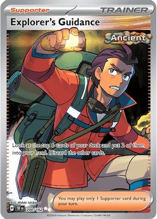 POKEMON TCG - Explorer's Guidance 200/162 SV05 Temporal Forces - Ultra Rare