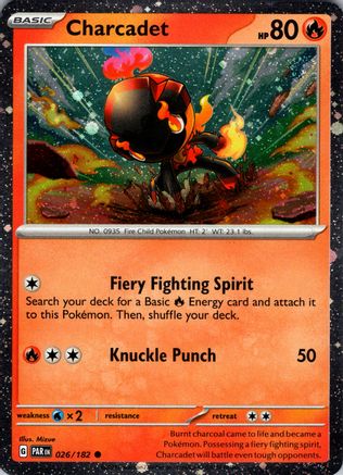 POKEMON TCG - Charcadet 026/182 Miscellaneous Cards & Products - Promo