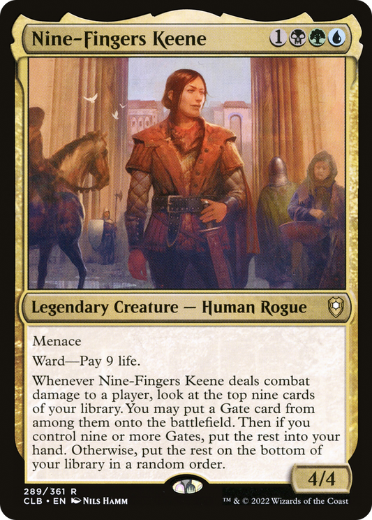 MAGIC: THE GATHERING  - Nine-Fingers Keene (CLB-289) - Commander Legends: Battle for Baldur's Gate