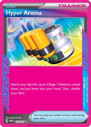 POKEMON TCG - Hyper Aroma 152/167 SV06 Twilight Masquerade - ACE SPEC Rare