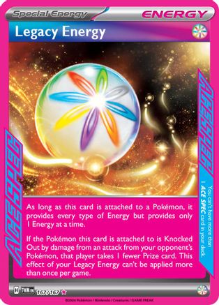 POKEMON TCG - Legacy Energy 167/167 SV06 Twilight Masquerade - ACE SPEC Rare