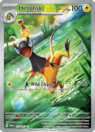 POKEMON TCG - Heliolisk 177/167 SV06 Twilight Masquerade - Illustration Rare