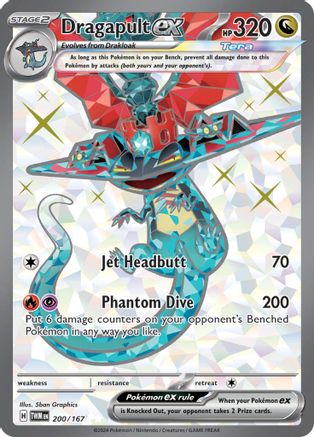 POKEMON TCG - Dragapult ex 200/167 SV06 Twilight Masquerade - Ultra Rare