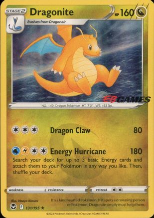POKEMON TCG - Dragonite 131/195 Miscellaneous Cards & Products - Promo