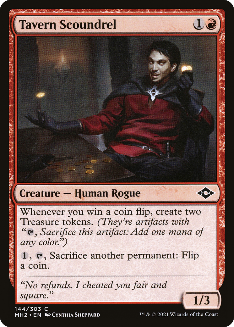 MAGIC: THE GATHERING  - Tavern Scoundrel (MH2-144) - Modern Horizons 2 Foil
