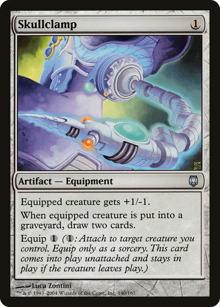 MAGIC: THE GATHERING  - Skullclamp (DST-140) - Darksteel Foil