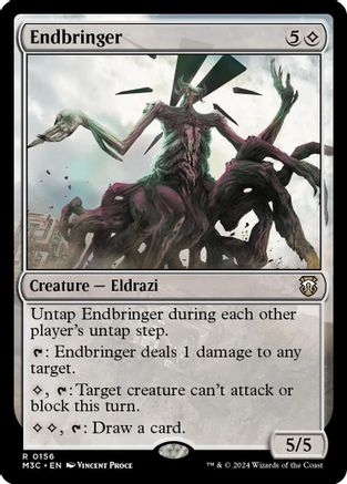 MAGIC: THE GATHERING  - Endbringer (Ripple Foil) (M3C-156) - Modern Horizons 3 Commander Foil