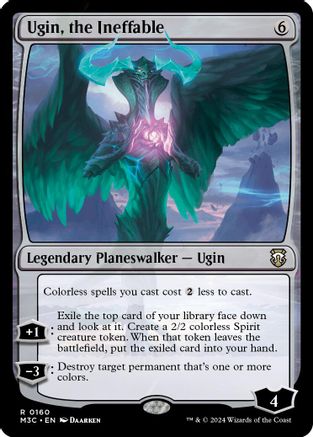 MAGIC: THE GATHERING  - Ugin, the Ineffable (Ripple Foil) (M3C-160) - Modern Horizons 3 Commander Foil