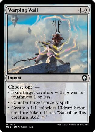 MAGIC: THE GATHERING  - Warping Wail (Ripple Foil) (M3C-162) - Modern Horizons 3 Commander Foil
