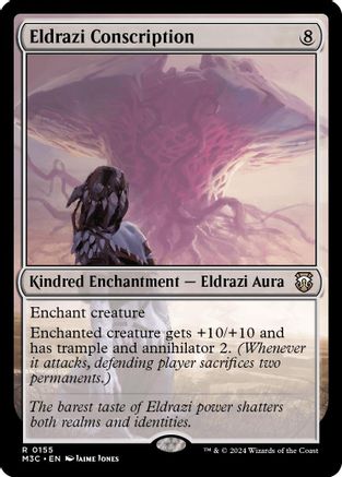 MAGIC: THE GATHERING  - Eldrazi Conscription (Ripple Foil) (M3C-155) - Modern Horizons 3 Commander Foil