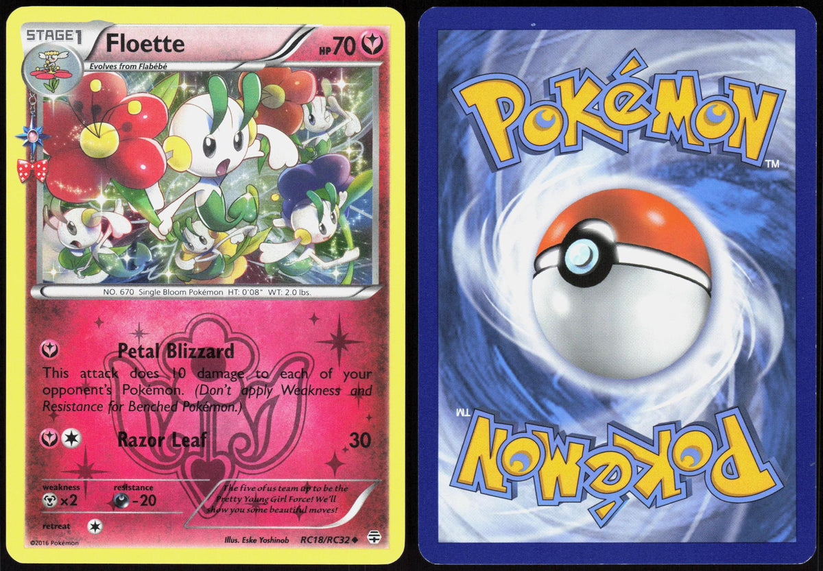 FLOETTE RC18/RC32 GENERATIONS POKEMON UNCOMMON HOLO LP