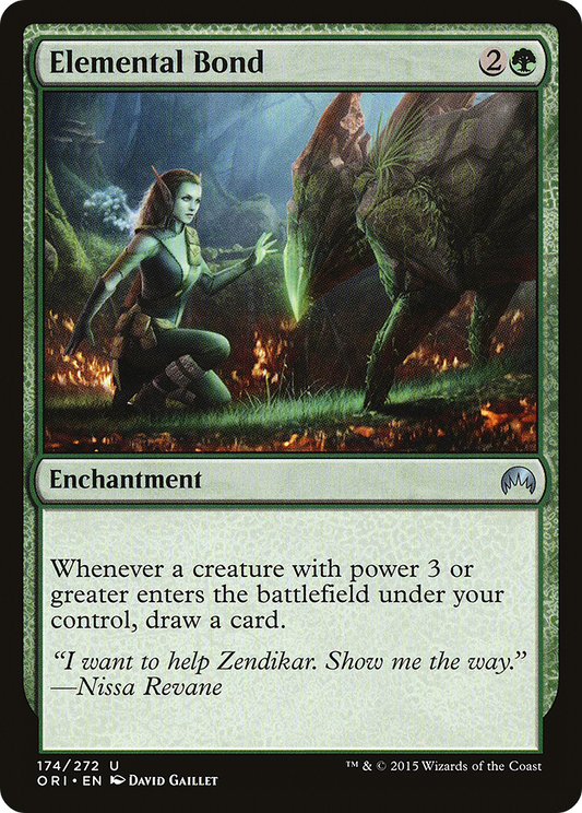MAGIC: THE GATHERING  - Elemental Bond (ORI-174) - Magic Origins