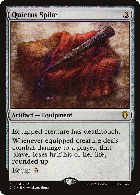 MAGIC: THE GATHERING  - Quietus Spike (C17-220) - Commander 2017