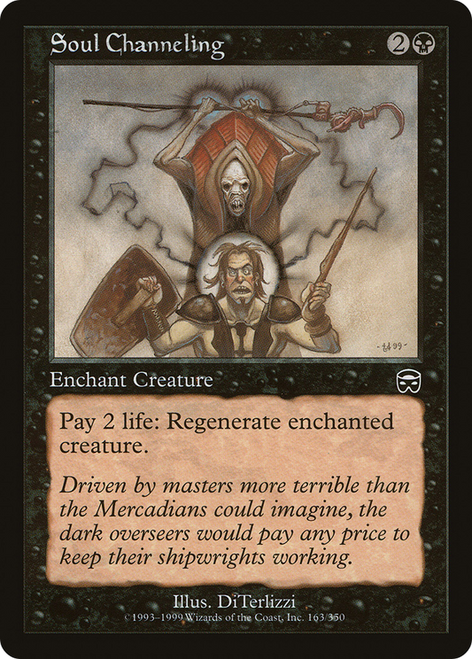 MAGIC: THE GATHERING  - Soul Channeling (MMQ-163) - Mercadian Masques Foil