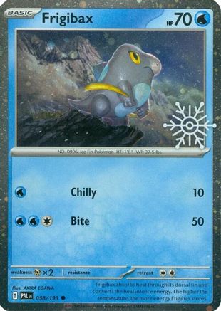 POKEMON TCG - Frigibax 058/193 Miscellaneous Cards & Products - Common