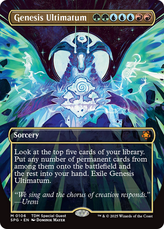 MAGIC: THE GATHERING  - Genesis Ultimatum (Borderless) (SPG-106) - Special Guests