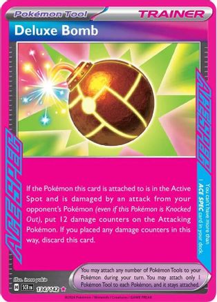 POKEMON TCG - Deluxe Bomb 134/142 SV07 Stellar Crown - ACE SPEC Rare