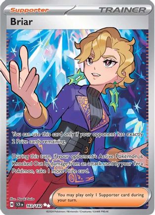 POKEMON TCG - Briar 163/142 SV07 Stellar Crown - Ultra Rare
