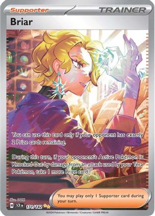 POKEMON TCG - Briar 171/142 SV07 Stellar Crown - Special Illustration Rare