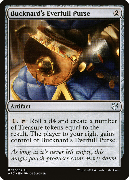MAGIC: THE GATHERING  - Bucknard's Everfull Purse (AFC-057) - Forgotten Realms Commander