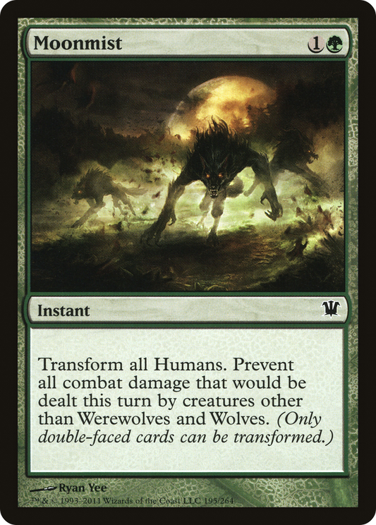 MAGIC: THE GATHERING  - Moonmist (ISD-195) - Innistrad