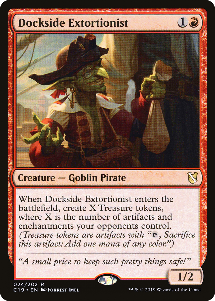 MAGIC: THE GATHERING  - Dockside Extortionist (C19-024) - Commander 2019