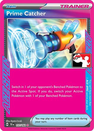 POKEMON TCG - Prime Catcher 157 Prize Pack Series Cards - ACE SPEC Rare