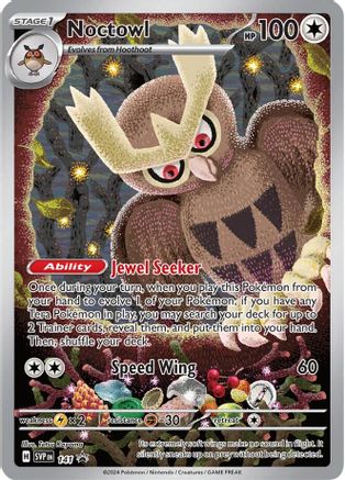 POKEMON TCG - Noctowl 141 SV Scarlet & Violet Promo Cards - Promo