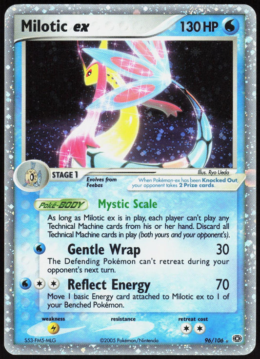 MILOTIC EX 96/106 EMERALD POKEMON EX RARE HOLO LP