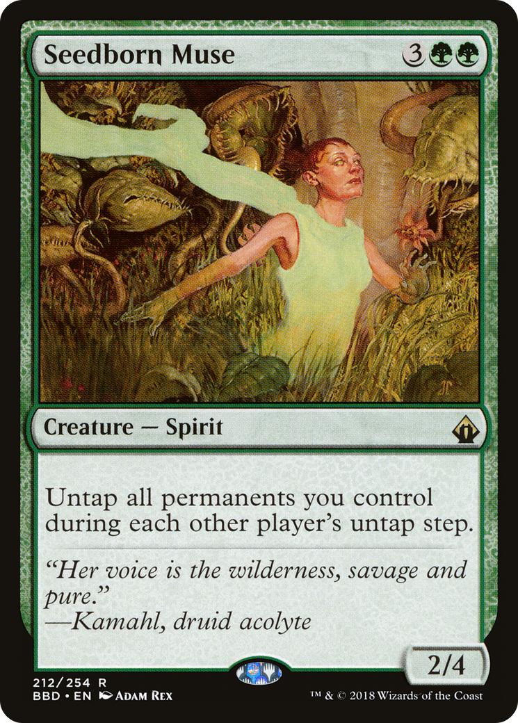 MAGIC: THE GATHERING  - Seedborn Muse (BBD-212) - Battlebond