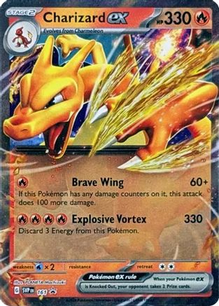 POKEMON TCG - Charizard ex 161 SV Scarlet & Violet Promo Cards - Promo