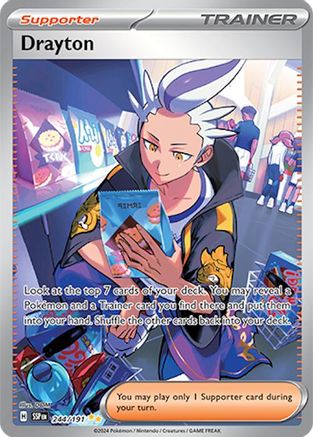 POKEMON TCG - Drayton 244/191 SV08 Surging Sparks - Special Illustration Rare