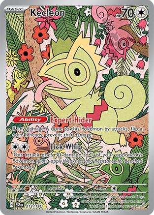 POKEMON TCG - Kecleon 213/191 SV08 Surging Sparks - Illustration Rare