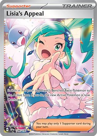 POKEMON TCG - Lisia's Appeal 246/191 SV08 Surging Sparks - Special Illustration Rare