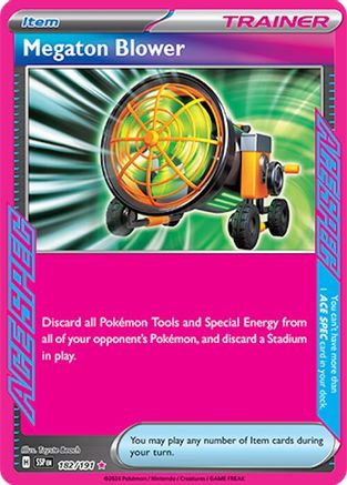 POKEMON TCG - Megaton Blower 182/191 SV08 Surging Sparks - ACE SPEC Rare