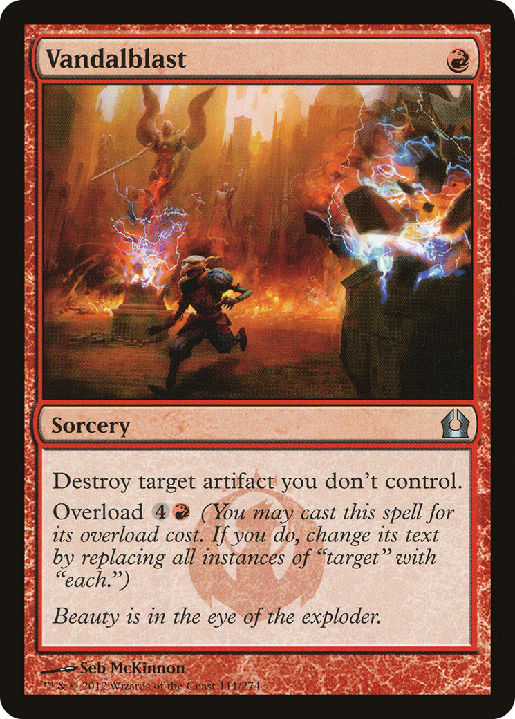MAGIC: THE GATHERING  - Vandalblast (RTR-111) - Return to Ravnica