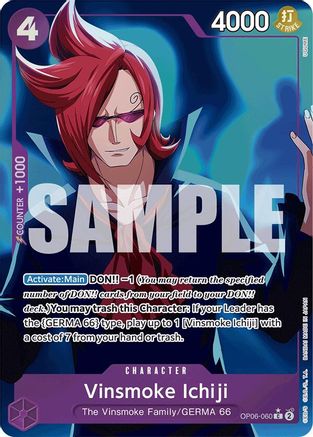 ONE PIECE TCG - Vinsmoke Ichiji (OP06 OP06-060 Premium Booster The Best - Common