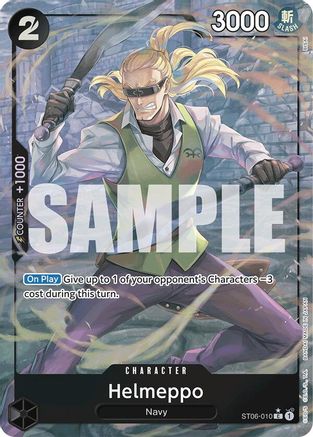 ONE PIECE TCG - Helmeppo (Full Art) ST06-010 Premium Booster The Best - Common